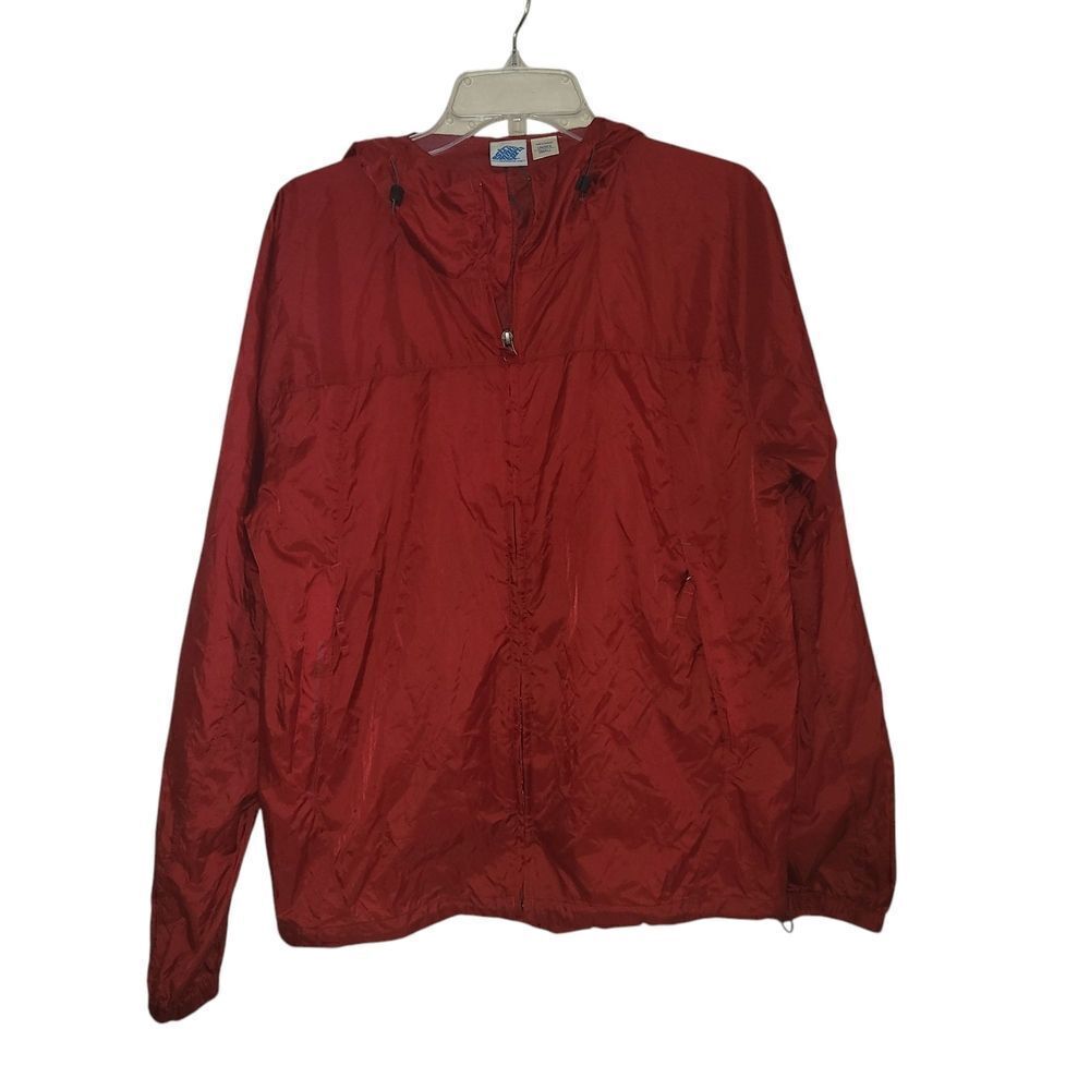 Red Windbreaker Jacket
